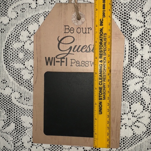 Wall decor sign. Brown and black board. - Picture 2 of 6